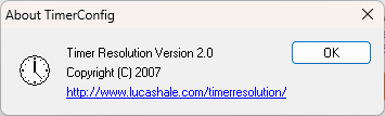 TimerResolution v2 Screenshot